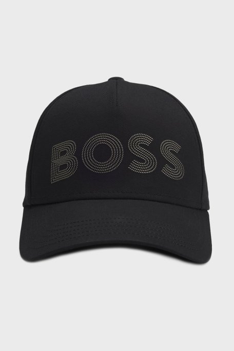 Boss Aplike Logo Detaylı % 100 Pamuk Erkek Şapka 50544417 001 SİYAH - Boss