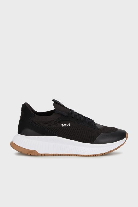 Boss Bağcıklı Sneaker Erkek Ayakkabı 50523113 014 SİYAH - Boss