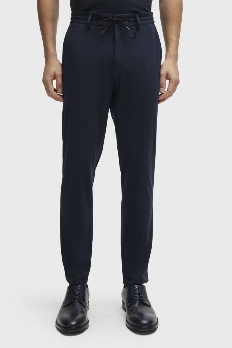 Boss Belden Bağlamalı Streç Jarseden Slim Fit Erkek Pantolon 50502477 404 LACİVERT - Boss (1)