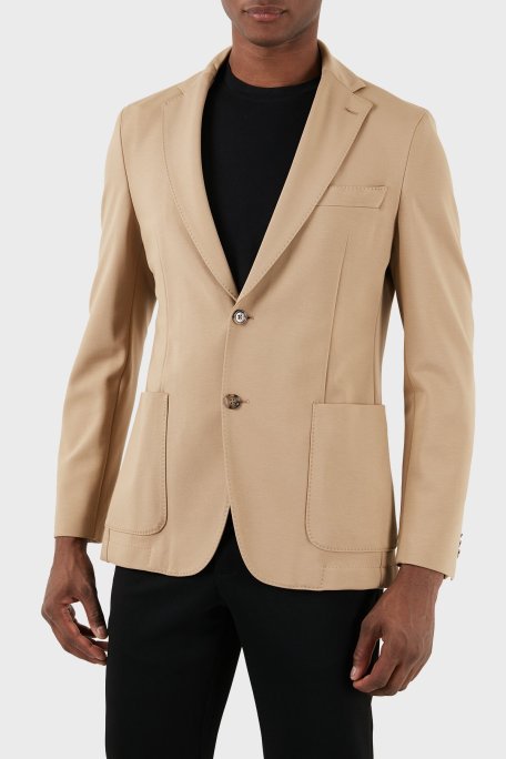 Boss Çıkarılabilir İç Kapüşonlu Slim Fit Erkek Ceket 50509529 260 KAHVE - Boss (1)