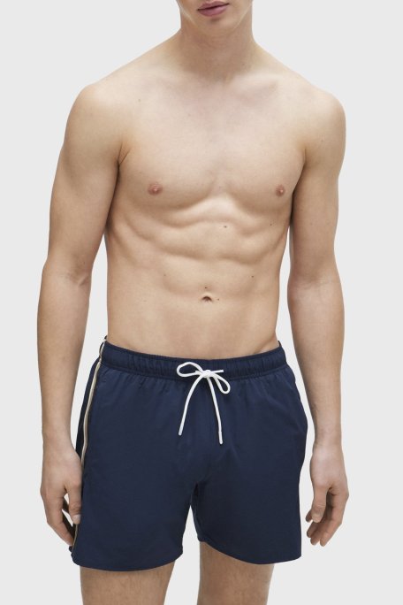 Boss Deniz Şortu Belden Bağlamalı Cepli Erkek Mayo Short 50491594 413 LACİVERT - Boss