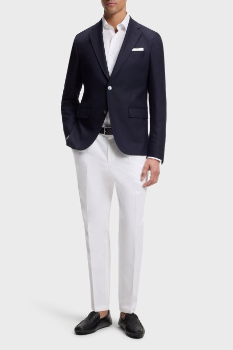 Boss Dokuma Üst Kısmı Deri Mokasen Erkek Ayakkabı 50563133 001 SİYAH - Boss (1)