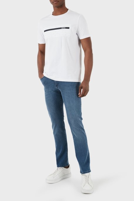 Boss Düşük Bel Slim Fit Dar Paça Jeans Erkek Kot Pantolon 50509006 424 MAVİ - Boss