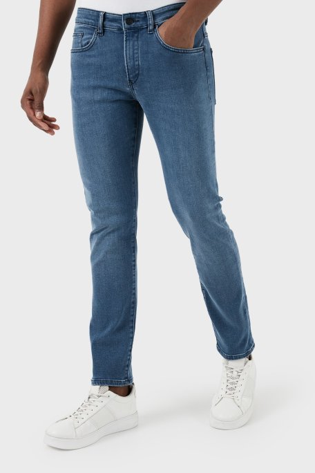 Boss Düşük Bel Slim Fit Dar Paça Jeans Erkek Kot Pantolon 50509006 424 MAVİ - Boss (1)