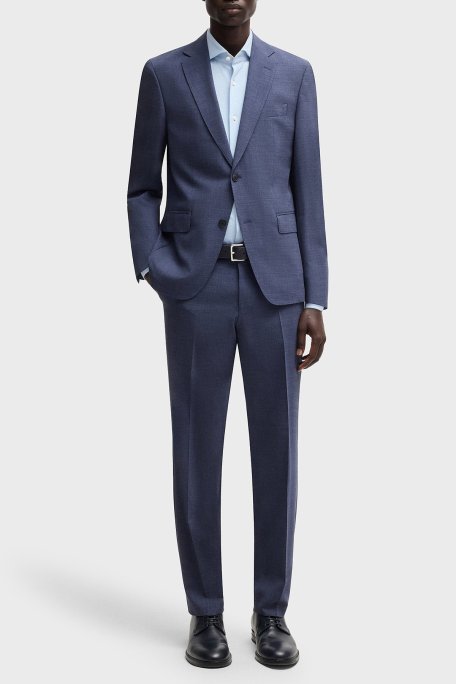 Boss Esnek Jarse Slim Fit Uzun Kol Erkek Gömlek 50533393 450 AÇIK MAVİ - Boss (1)