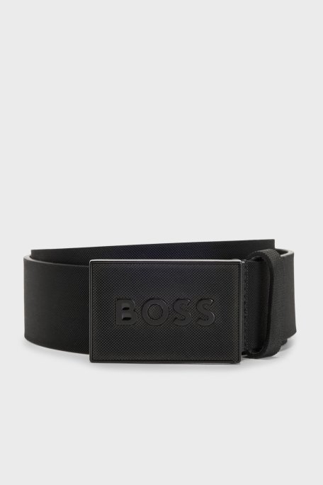 Boss Hakiki Deri Erkek Kemer 50471333 001 SİYAH - Boss