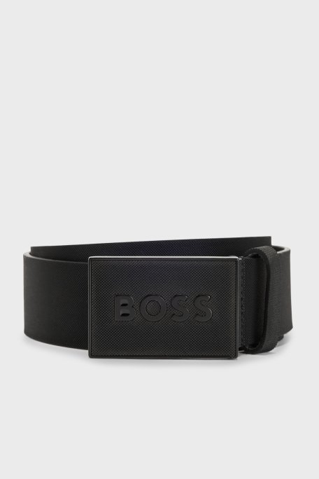 Boss Hakiki Deri Erkek Kemer 50471333 001 SİYAH - Boss