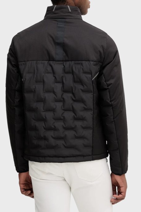 Boss Kapitoneli Kuş Tüyü Dolgulu Regular Fit Dik Yaka Şişme Erkek Mont 50541054 001 SİYAH - Boss (1)