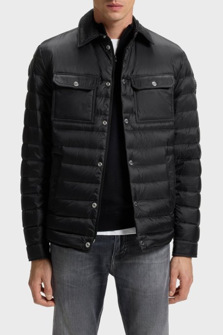 Boss Kapitoneli Regular Fit Kuş Tüyü Dolgulu Su İtici Şişme Erkek Mont 50540456 001 SİYAH - Boss