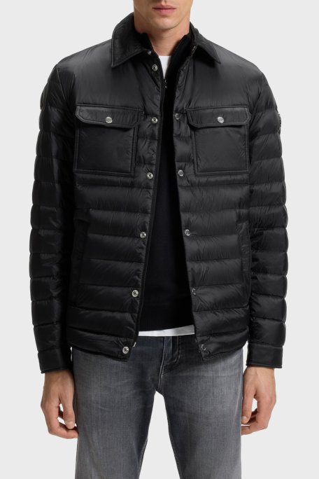 Boss Kapitoneli Regular Fit Kuş Tüyü Dolgulu Su İtici Şişme Erkek Mont 50540456 001 SİYAH - Boss