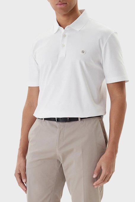 Boss Logolu % 100 Pamuk Regular Fit Düğmeli Erkek Polo 50555829 100 BEYAZ - Boss