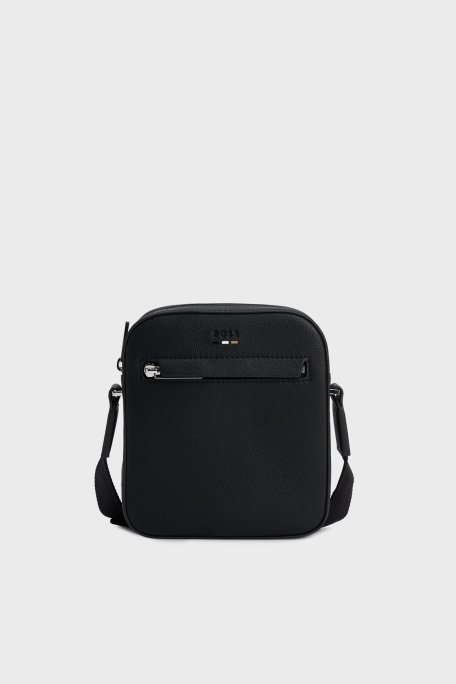 Boss Logolu Ayarlanabilir Askılı Erkek Çanta 50536475 001 SİYAH - Boss