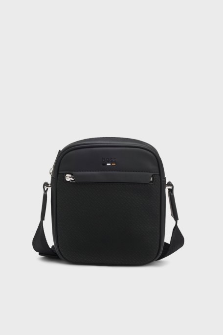 Boss Logolu Ayarlanabilir Askılı Erkek Çanta 50563096 001 SİYAH - Boss