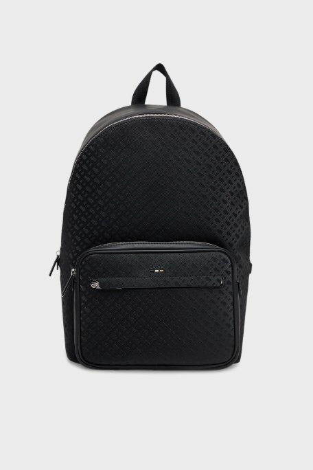 Boss Logolu Ayarlanabilir Omuz Askılı Erkek Sırt Çantası 50548062 001 SİYAH - Boss