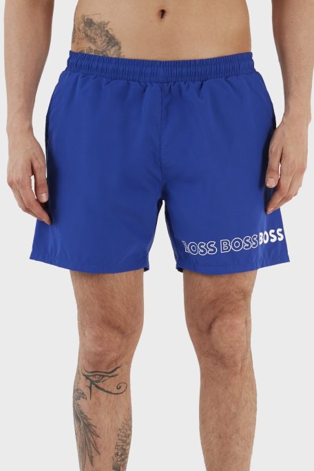 Boss Logolu Deniz Şortu Cepli Erkek Mayo Short 50469300 433 SAKS - Boss (1)