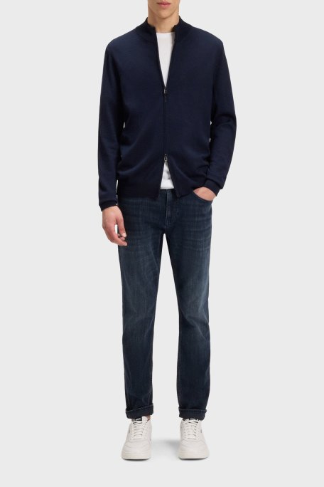 Boss Logolu Deri Sneaker Erkek Ayakkabı 50542538 140 BEYAZ - Boss (1)