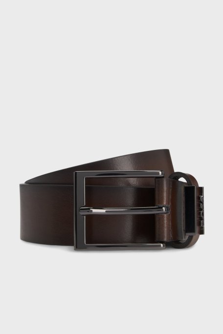 Boss Logolu Hakiki Deri Erkek Kemer 50491852 202 KAHVE - Boss