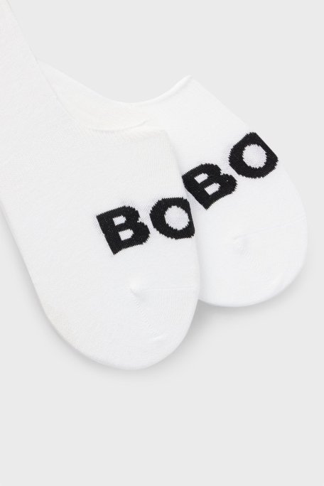 Boss Logolu Pamuklu Erkek Çorap 50516402 100 BEYAZ - Boss (1)