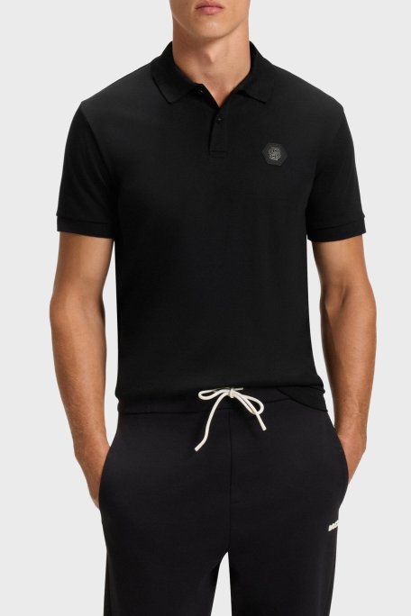 Boss Logolu Pamuklu Regular Fit Düğmeli Erkek Polo Yaka T Shirt 50543891 001 SİYAH - Boss