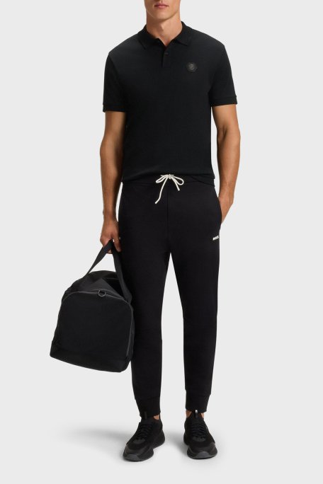 Boss Logolu Pamuklu Regular Fit Düğmeli Erkek Polo Yaka T Shirt 50543891 001 SİYAH - Boss (1)