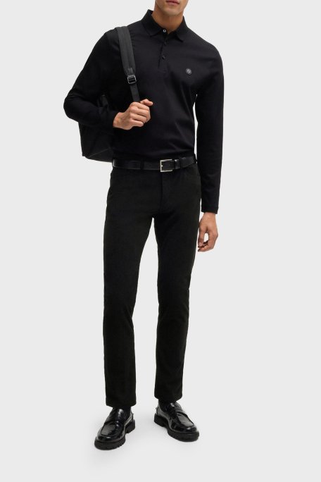 Boss Logolu Regular Fit Normal Bel Erkek Pantolon 50527494 001 SİYAH - Boss (1)