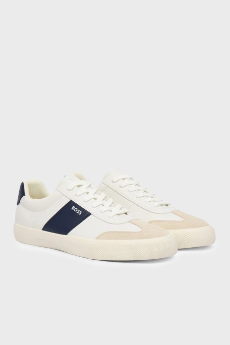 Boss Logolu Sneaker Erkek Ayakkabı 50557852 140 BEYAZ - Boss (1)