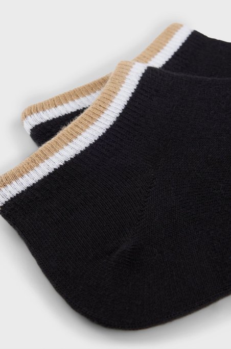 Boss Logolu Streç Pamuklu 2 Pack Erkek Çorap 50491192 001 SİYAH - Boss (1)