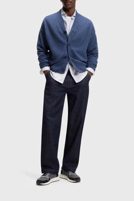 Boss Logolu Süet Detaylı Sneaker Erkek Ayakkabı 50554612 022 SİYAH-GRİ - Boss (1)