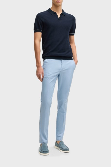 Boss Logolu Süet Loafer Erkek Ayakkabı 50543083 460 MAVİ - Boss (1)