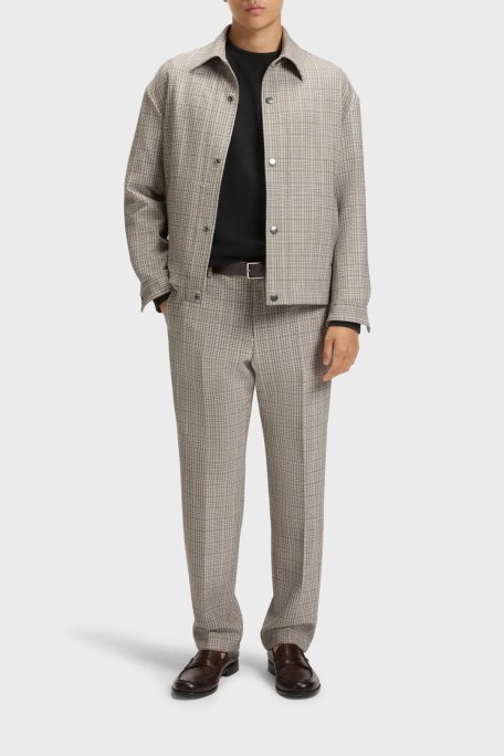 Boss Pamuk Karışımlı Regular Fit Bisiklet Yaka Erkek Sweat 50520302 002 SİYAH - Boss (1)