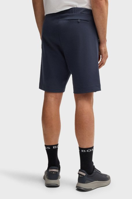 Boss Pamuk Karışımlı Relaxed Fit Normal Bel Spor Erkek Short 50537534 402 LACİVERT - Boss (1)