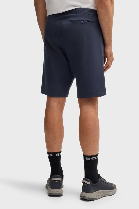 Boss Pamuk Karışımlı Relaxed Fit Normal Bel Spor Erkek Short 50537534 402 LACİVERT - Boss (1)