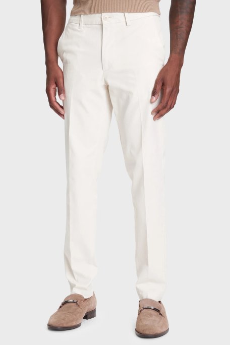 Boss Pamuk Karışımlı Slim Fit Daralan Paça Erkek Pantolon 50543945 131 BEJ - Boss