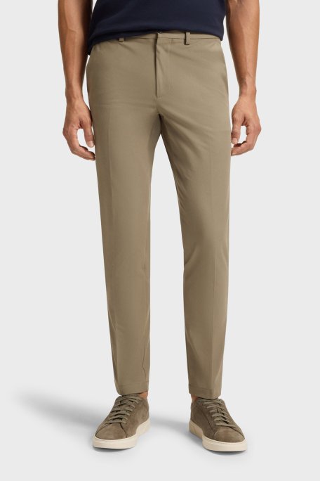 Boss Pamuk Karışımlı Slim Fit Daralan Paça Erkek Pantolon 50543945 252 BEJ - Boss