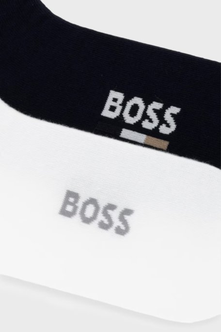 Boss Pamuklu 2 Pack Erkek Çorap 50559426 401 LACİVERT-BEYAZ - Boss (1)