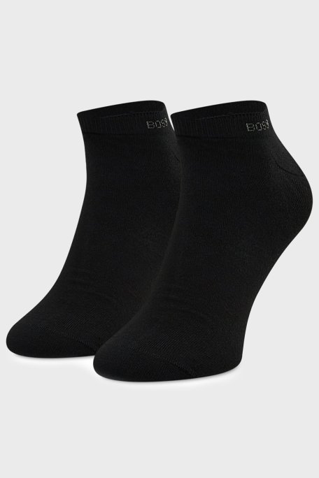 Boss Pamuklu Logolu 2 Pack Erkek Çorap 50469720 001 SİYAH - Boss (1)