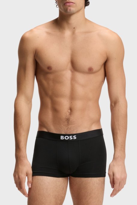 Boss Pamuklu Logolu 3 Pack Erkek Boxer 50544263 001 SİYAH - Boss (1)