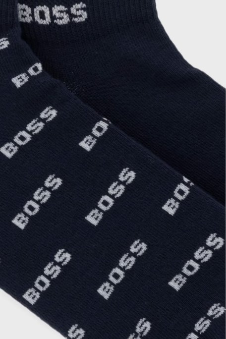 Boss Pamuklu Logolu Erkek Çorap 50511423 401 LACİVERT - Boss (1)