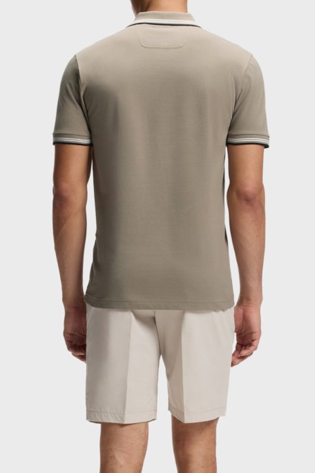 Boss Pamuklu Logolu Regular Fit Düğmeli Erkek Polo 50506193 336 HAKİ - Boss (1)