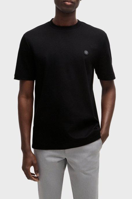 Boss Pamuklu Regular Fit Bisiklet Yaka Erkek T Shirt 50520298 001 SİYAH - Boss