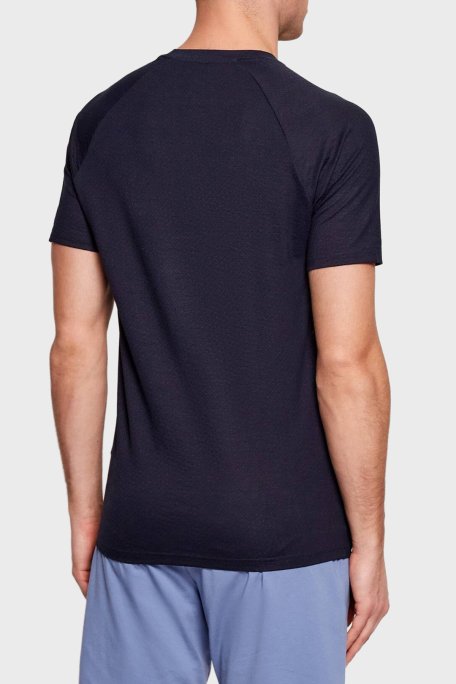 Boss Pamuklu Regular Fit Bisiklet Yaka Erkek T Shirt 50554179 405 LACİVERT - Boss (1)
