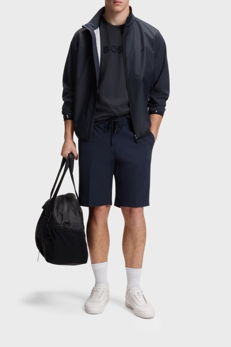 Boss Pamuklu Regular Fit Bisiklet Yaka Erkek T Shirt 50559361 402 LACİVERT - Boss (1)