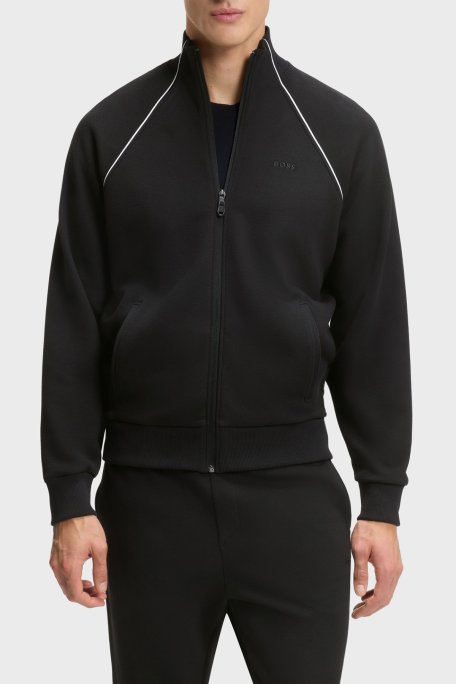 Boss Pamuklu Regular Fit Çizgi Detaylı Erkek Eşofman Takımı 50555906 001 SİYAH - Boss