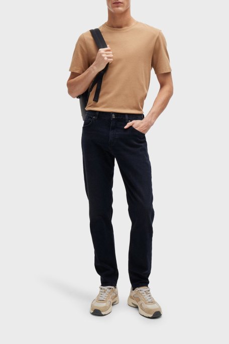 Boss Pamuklu Regular Fit Dar Paça Jeans Erkek Kot Pantolon 50522489 405 LACİVERT - Boss (1)