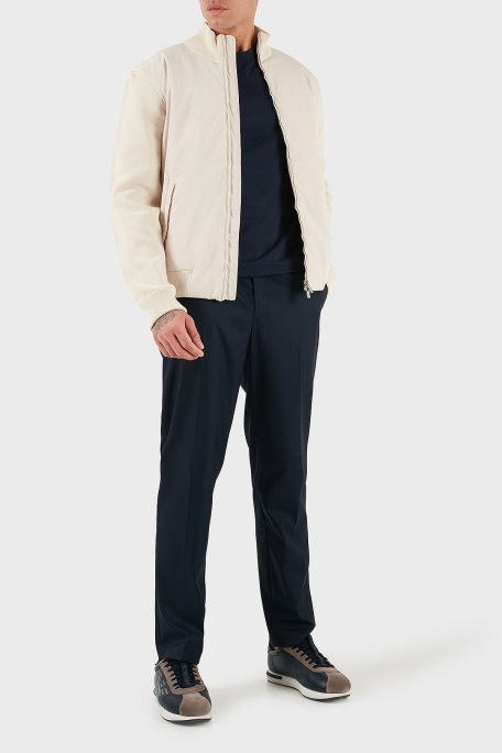 Boss Pamuklu Regular Fit Dik Yaka Logolu Erkek Ceket 50560875 131 BEJ - Boss (1)