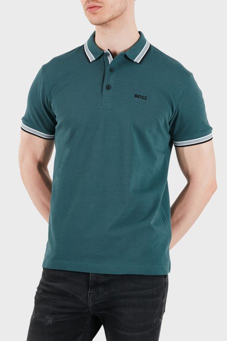 Boss Pamuklu Regular Fit Düğmeli Erkek Polo 50469055 356 PETROL - Boss