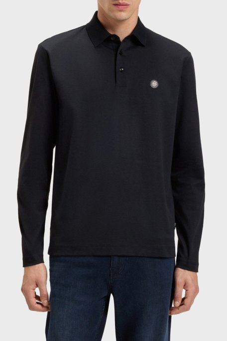 Boss Pamuklu Regular Fit Düğmeli Erkek Polo Yaka Sweat 50523917 406 LACİVERT - Boss