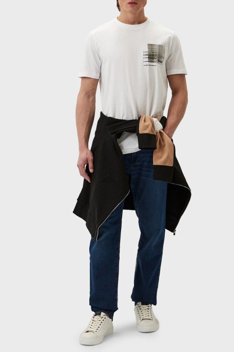 Boss Pamuklu Regular Fit Erkek T Shirt 50512990 100 BEYAZ - Boss (1)