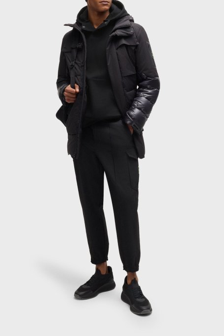 Boss Pamuklu Regular Fit Kapüşonlu Erkek Sweat 50523464 001 SİYAH - Boss (1)