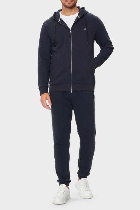 Boss Pamuklu Regular Fit Kapüşonlu Fermuarlı Erkek Sweat 50520303 404 LACİVERT - Boss (1)